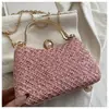 Bolso de cadena de perlas, nueva colección 2025, adornado con pedrería brillante, bolso de noche elegante, versátil y moderno, bolso de hombro para mujer