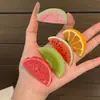 Presilhas de Cabelo Divertidas e Peculiares de Frutas, Criativas e Realistas de Melancia, Pitaya, Kiwi, Grampos de Cabelo Versáteis