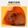 Nido para Cobaya, Tienda Nido sin Fondo para Conejo para Todas las Estaciones, Casa Escondite Transpirable y Lavable para Erizo y Cobaya, Nido para Conejo