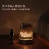 Luz Nocturna Aromática Natural sin Llama de Piedra Cruda de Cristal al por Mayor Piedra Difusora de Cristal Aceite Esencial Fragancia para Hogar Dormitorio Regalo