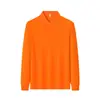 Camisa Polo de Color Sólido con Mangas Largas y Cuello Camisero Camisa Polo Casual de Negocios Transpirable Absorbente de Sudor Ropa para Actividades de Team Building Camisa Cultural