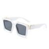 86229 Gafas de Sol de Marco Grande Igual de Rojo de Internet Europeo y Americano Gafas de Sol de Moda Millonaria para Mujer Gafas de Sol para Hombre