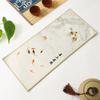 Paño de té multifuncional de gamuza al por mayor, Tendencia nacional, Estilo antiguo, Creativo para el hogar, Engrosado, Absorbente de agua, Paño de té pintado de alta gama, Paño de té
