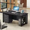 Mesa de computador para casa, mesa para funcionários, mesa de escritório, mesa dupla para gerente, mesa de escritório, mesa de estudo, mesa de escrita estilosa