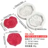Molde de Bolo Fondant Tesouro da Sorte de Amendoim Estilo Chinês Molde de Silicone Cobre Ano Novo Molde de Chocolate para Assar