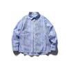 Camisa a Cuadros con Puntadas Vintage Japonesa para Hombre y Mujer 2024 Primavera y Otoño Nueva Marca de Moda Diseño de Estilo Académico Camisa Chaqueta