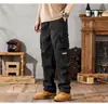 Pantalones de trabajo multibolsillos, pantalones cargo de pierna recta para hombre, nuevo estilo vintage, holgados y duraderos, adecuados para primavera y otoño, 2026 modernos y versátiles