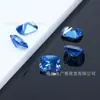 Venta al por mayor de Piedras de Zircón Rectangulares Gruesas Color Zafiro Claro/Zafiro Azul, Piedras Sueltas Cabujón Forma Cojín Cuadrado Largo Base Puntiaguda Color Precioso Color Especial 7A