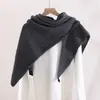 Fornecimento Direto da Fábrica Outono Inverno Tricô de Lã Triângulo Grande Xale Feminino Vazado Quente Cachecol Roupa de Exterior para Ambientes com Ar Condicionado Protetor de Pescoço