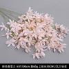 Flores de Boda Simuladas Rosas Decoración Suave para Techo de Boda Materiales de Flores Simuladas para Hotel Arreglo de Escena Flores de Seda Marcadores de Pasillo Arreglo Floral