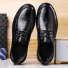 Zapatos transfronterizos para hombre de talla grande, suela blanda, transpirables, zapatos de cuero casual de negocios, zapatos Derby de suela gruesa para hombre, zapatos de cuero formales versátiles