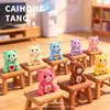 Figurinhas Mini Ursos Fofos Coloridos Desenho Animado Brinquedos da Moda Acessórios DIY Decorações de Mesa para Relaxamento Pequenos Presentes Atacado