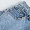 Pantalones vaqueros rectos de pierna ancha y corte curvo estilo retro lavado japonés Rumeng para hombre, pantalones largos casuales de corte holgado, de moda para otoño