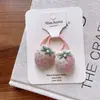 Nuevo Estilo Coreano Niños Primavera y Verano Tela Bordada a Mano Letra Clip de Pato para Niñas Lindo Clip Lateral Trenzado a Mano con Perlas