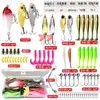 Kit Completo de Iscas Artificiais Spinnerbait Minnow Sapo Isca Macia Todas as Camadas de Natação Transfronteiriço