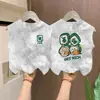 Camiseta sin mangas teñida anudada 100% algodón para niños y niñas 2026 Verano Chaleco Fresco y Elegante para Niños Mayores, Top Versátil a la Moda