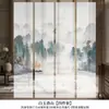Tapeçaria de Mil Milhas de Montanhas e Rios Tecido de Fundo Decorativo Estilo Chinês Teto Pendurado Toldo Interno e Externo Cortina de Atmosfera de Mercado