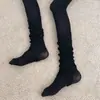 Meias de tricô para Outono e Inverno meias JK de pelo y2g hot girl cobertura de perna para todas as ocasiões meias para botas de neve coleção de meias lolita