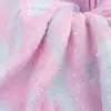 Pelo de coelho tie-dye quente pequena estrela de cinco pontas coelho estrelado pelúcia têxtil para casa roupa travesseiro almofada tecido para palmilha
