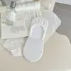 Calcetines de Malla Fina Calados para Primavera y Verano para Mujer con Agarre de Silicona Antideslizante, Calcetines Invisibles de Color Sólido, Sin Costuras