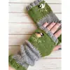 Otoño e invierno europeo y americano nuevo Amazon TEMU estación independiente comercio exterior moda cálido costura bordado guantes mujer