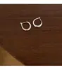 Aros Lisos Mate para Mujer, Diseño de Nicho, Elegantes, Sencillos, Versátiles, Pendientes de Aro de Alta Gama