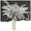 Nova Recomendação Cola Plástica Galho Longo Grama Crescente Salão de Casamento Teto Folha Crescente Pendurado na Parede Decoração de Casamento Flores Artificiais