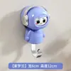 Gancho Criativo para Entrada, Sem Furos, Adesivo Forte, Desenho Animado Que Muda de Rosto Fofo Gancho Adesivo Original Menina Rosa
