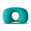 Fabricante Original Almohada Inflable en Forma de U Se Puede Personalizar Logo Regalo Evento Venta al por Mayor Portátil Viaje Almohada para Cuello Almohada Inflable