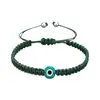 Joyería Popular Transfronteriza Europea y Americana Ojos Azules Cuerda Roja Tejido a Mano Ajustable Ojo del Diablo Pulsera Fabricante Venta al por Mayor