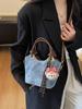 Bolsa de Mão Transversal Fashion para Mulheres Bolsa Saco de Luxo Temperamento Simples Casual Bolsa de Ombro Comércio Exterior Transfronteiriço