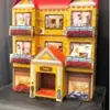 Modelo de casa de papel, Edifício 1, dimensões 48*25*65, 100 peças por unidade, para o Festival do Meio do Outono