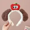 Diadema de Felpa Linda Otoño Invierno para Niños Dulce Dibujo Animado Domador de Cabello Diadema Estilo Coreano Exquisito Pasador para el Cabello Goma para el Cabello Accesorios para el Cabello