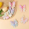 Tela de Mariposa con Brillo Láser Gretel con Materiales para Accesorios de Cabello Hechos a Mano DIY, Pinzas para el Cabello, Accesorios de Decoración para Zapatos y Sombreros, Parches
