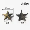 Sacos para Sapatos, Materiais de Decoração para Roupas, Acessórios para Joias DIY Feitos à Mão de Estrela de Cinco Pontas, Fivela de Unha de Garra de Estrela de Cinco Pontas Vazada