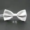 Vestido de Corbata de Moño Plegable de Color Sólido Boda Hombres Estilo Británico Coreano Moderno Doble Capa Boda Novio Corbata de Moño para Hombres y Mujeres