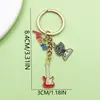 Diseño Creativo Plata Vintage Saxofón Cinta Musical Llavero Transfronterizo Más Vendido Colgante de Bolsa Pequeño Accesorio