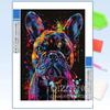 Pintura de Diamantes DIY Feita à Mão Cheia de Diamantes Desenho Animado Pintura de Diamantes Série Animal Tela a Óleo Sem Moldura Decoração de Casa Presente