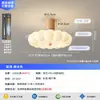 Lâmpada de ventilador de quarto estilo creme bolha criativa sensação de alta qualidade luz de ventilador de teto para sala de estudo espectro total pôr do sol céu estrelado luz de ventilador