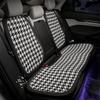 Almofada Clássica para Banco de Carro Pied-de-Poule de Seda de Gelo Colmeia Respirável Antiderrapante Almofada Popular para Banco de Carro de Meninas