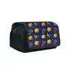 Bolsa para Lápices de Niño con Estampado de Baloncesto Nuevo Transfronteriza Gran Capacidad Caja de Papelería para Estudiantes Bolsa de Almacenamiento de Papelería de Doble Capa para Niños