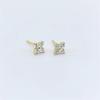 Aretes Populares de Plata Esterlina S925 de Flor de Cuatro Hojas Transfronterizos Nuevos Joyería para Orejas de Niñas Envío Directo