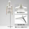 Nuevo Soporte de Exhibición Plano Estilo Coreano para Ropa de Mujer, Maniquí de Medio Cuerpo Plano para Escaparate de Tienda de Ropa