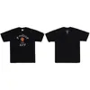 2026 Novo Modelo 260g Marca Japonesa Transfronteiriça Tendência Cabeça de Macaco Bape Camuflagem Tubarão Manga Curta Solta Camiseta Pesada Pura
