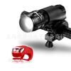 Set de Luz Delantera y Trasera para Bicicleta Luz de Silicona Luz de Advertencia para Bicicleta de Montaña Linterna Faro para Bicicleta de Montaña
