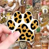 Adesivos de compra direta transfronteiriça, adesivos estilo estampa de leopardo vintage, decorações criativas e personalizadas da moda para planners, capas de celular e garrafas de água