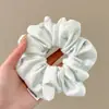 Goma para el pelo con lazo dulce para niñas, elegante goma de encaje para coletas bajas y peinados de moño
