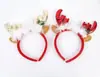 Nova Tiara de Galhos de Rena de Natal Fivela Adulto Crianças Festa de Feriado Decoração Headwear Tiara Fivela Atacado