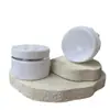 Botella Blanca Grande de Ángulo Recto Personalizada de 50g Caja de Crema de Plástico de 20g Tarro de Empaque Cosmético Crema de Mascarilla de Barro Crema para Ojos Botella Vacía