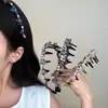 Pasador de Pelo Exquisito Coreano con Perlas de Cristal y Dientes, Nuevo Estilo 2025 Diadema de Lujo con Pedrería para Mujeres